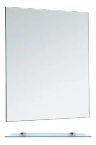 Espelho Para Banheiro 40x60cm + 4 Prateleiras 40x10cm