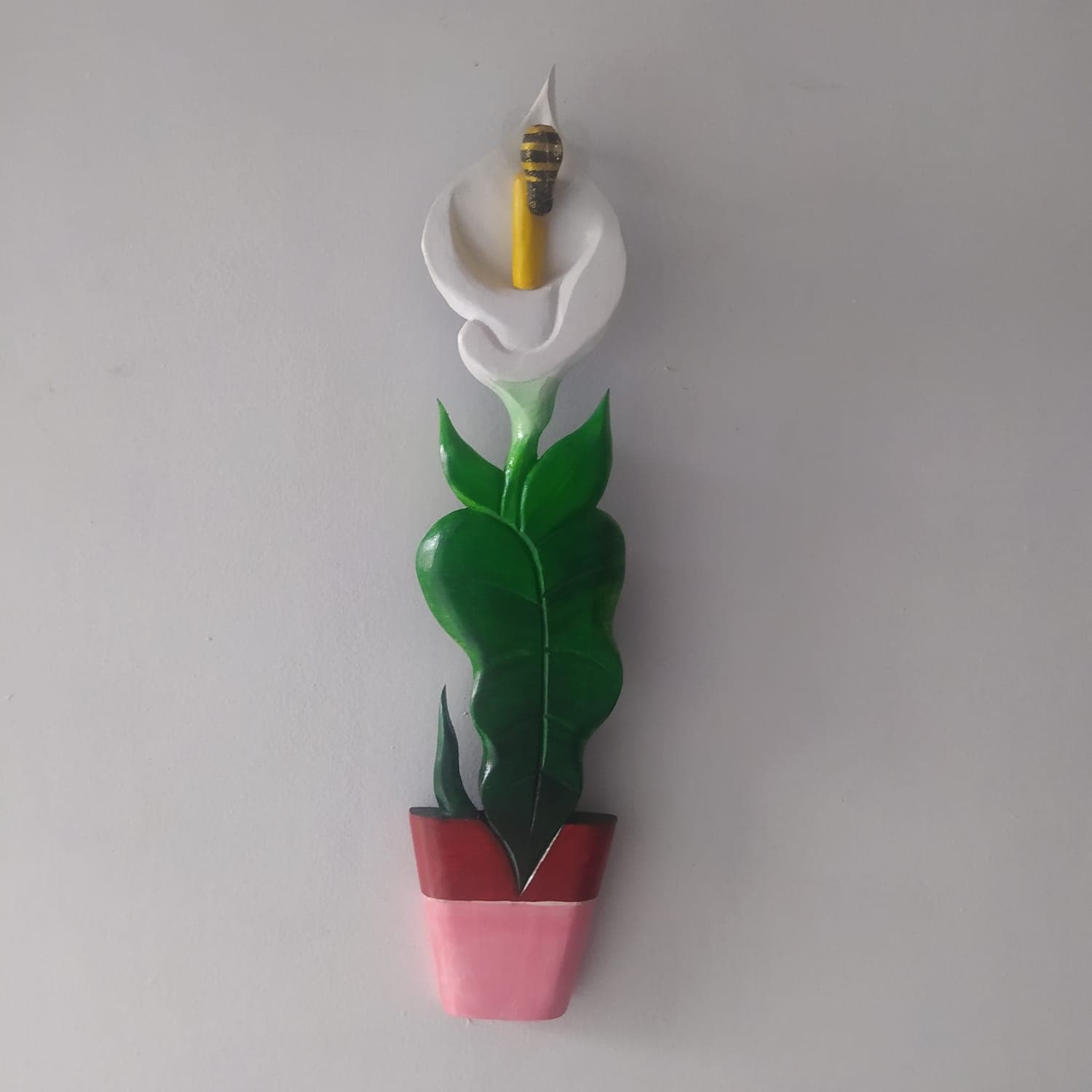 Escultura Quadro Lírio