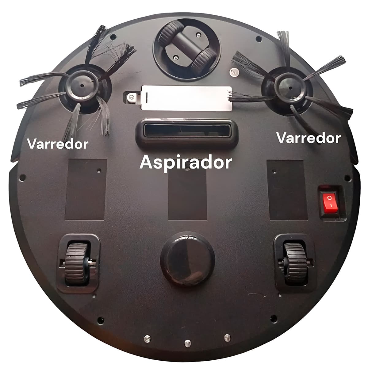 Robô Aspirador Passa Pano Varre Luz Ultravioleta Sensor - imagem 6