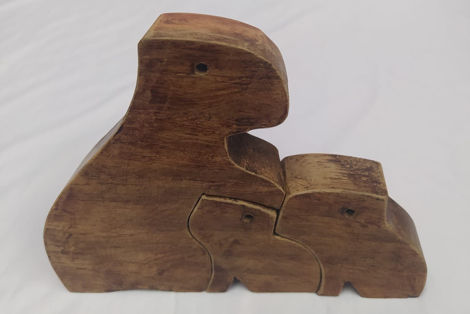 Escultura Capivara com 2 filhotes