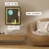 Espelho Com Led Para Banheiro 60x50 Led Botao Touch Quarto - imagem 3