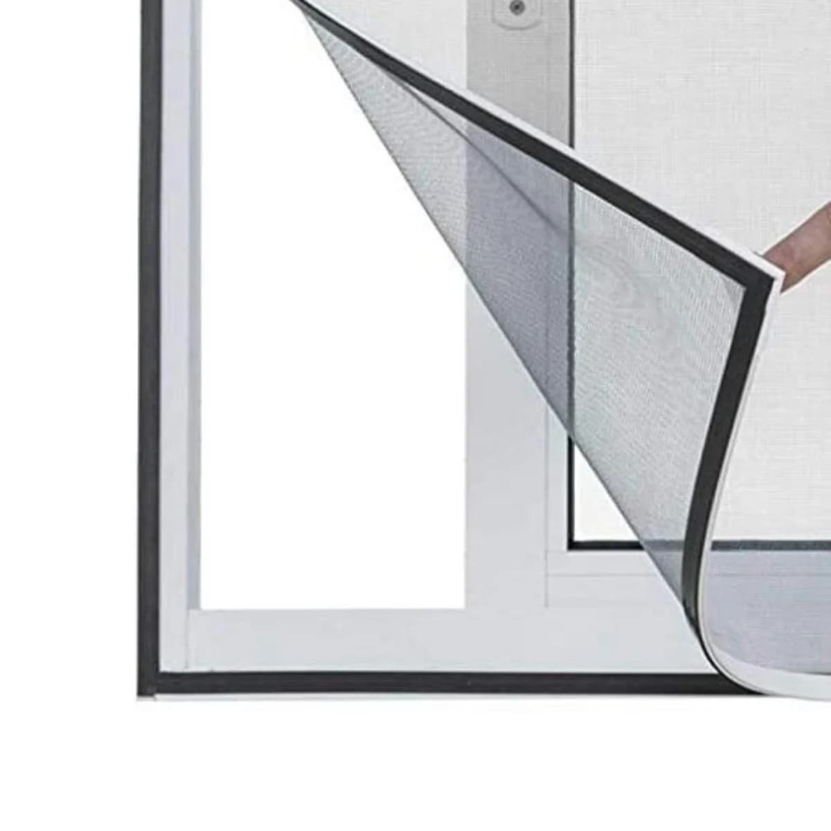 Tela Mosquiteiro Magnetica Para Janela Rede Removivel Anti Insetos Facil Instalação Cor:Branco - imagem 2