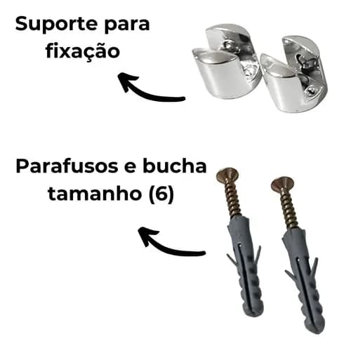 Saboneteira De Parede Sabão Para Banheiro Com Suporte 13x10 - Cores - imagem 4